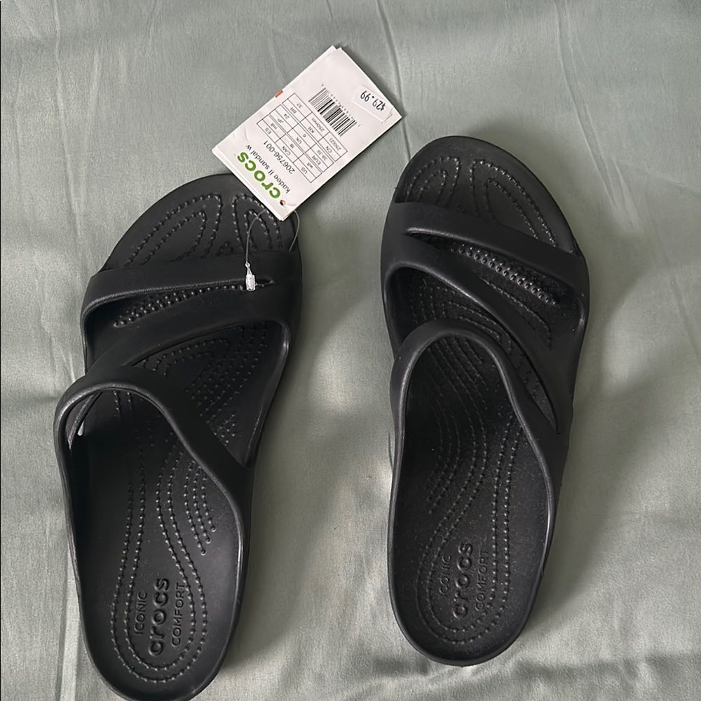 CROCS Women's Black Slide